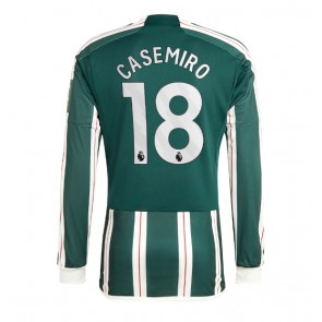 Manchester United Casemiro #18 Udebanetrøje 2023-24 Lange ærmer